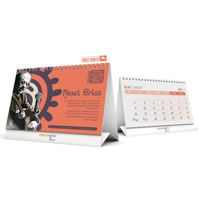 ALA-25 ALA-25 HALK OZANLARI ÜÇGEN MASA TAKVİMİ